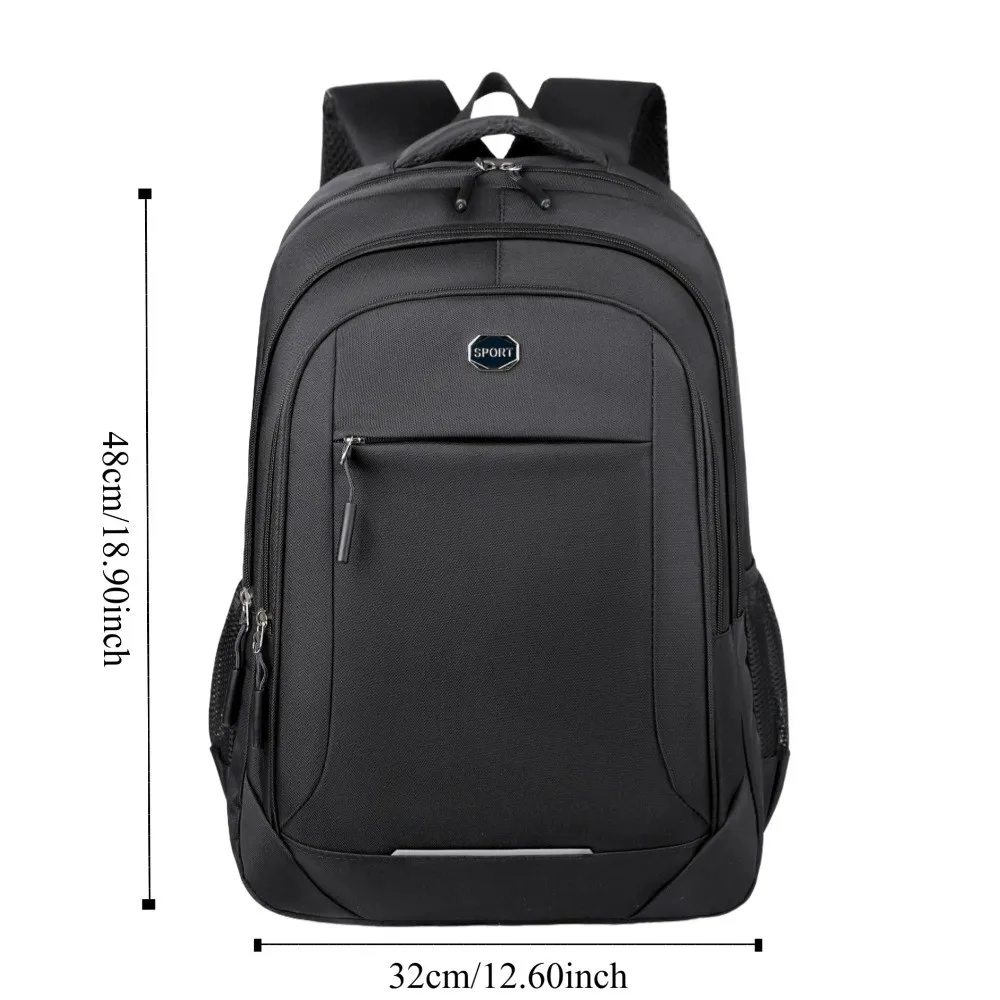 Large-capacity Large Backpacks Wear-resistant Waterproof Travel Knapsack with Reflective Straps Streetwear Student School Bag