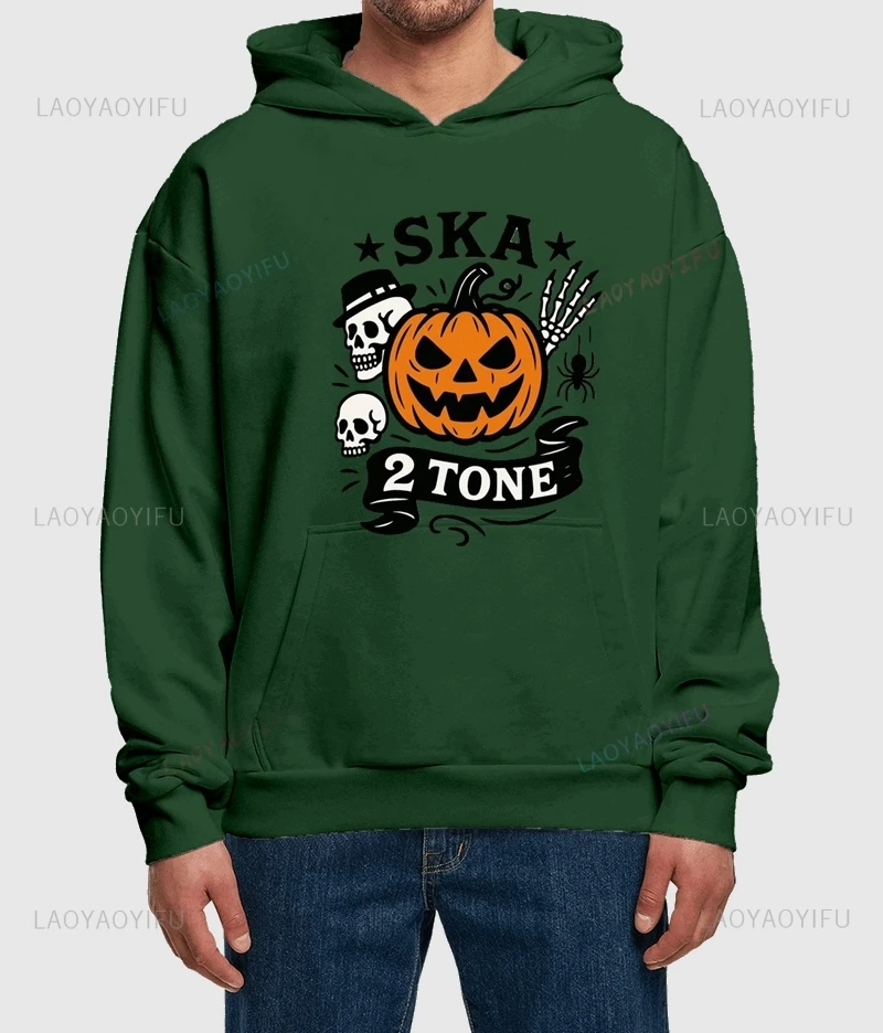 A Printed Hooded Sweatshirt with The 