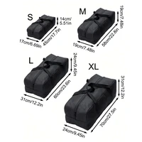 Grand sac de rangement en tissu Oxford, sac de rangement pour outils, sac de rangement pour fournitures d'extérieur, sac de rangement pour tente 2