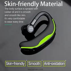 Wireless Headphones Bluetooth Earphones with Mic Single In-Ear Sports Waterproof Bluetooth Handsfree Headset For Phones 2023