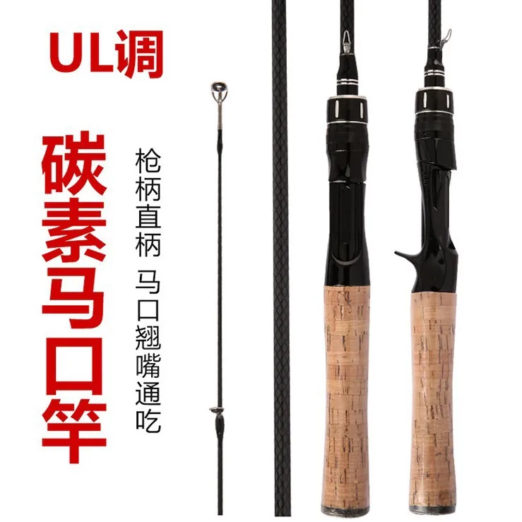 

Backpack Telescopic Fishing Rod Collapsible Lure Rod Ultralight for Panfish Crappie Perch Portable for On The Go Anglers