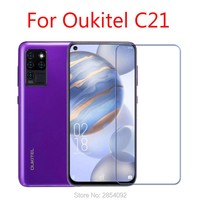 full glue tempered glass for oukitel c21 original 9h front shield saver protective film screen protector for oukitel c21 6.4\