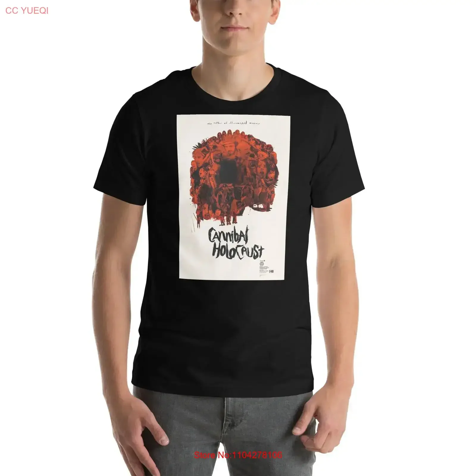 Cannibal Holocaust Horror Cult Movie T Shirt vintage Washed Casual Unisex Stretched homme Soft streetwear designer clothes