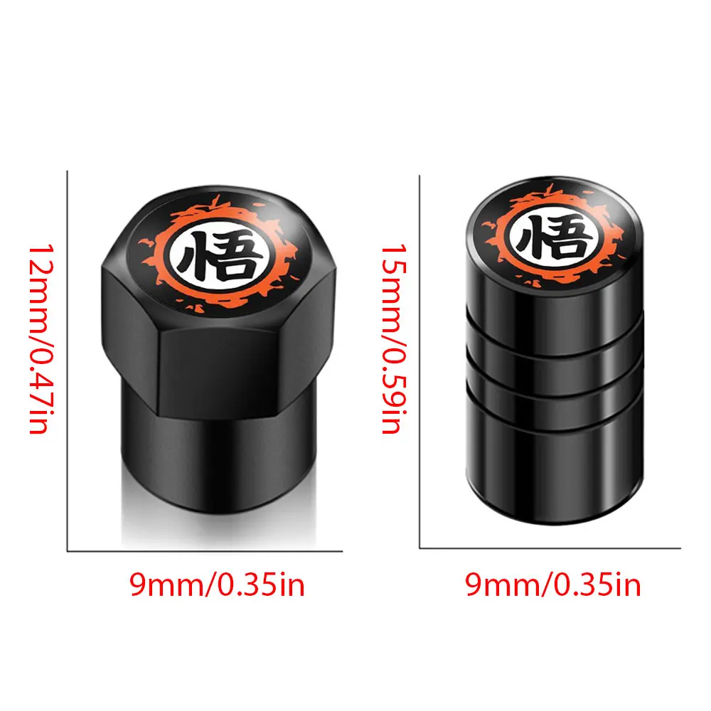 4PCS Universal Car Accessories Auto Wheel Tire Valve Tyre Air Stainless Steel Case For Movie Film Theme Bike Car Styling