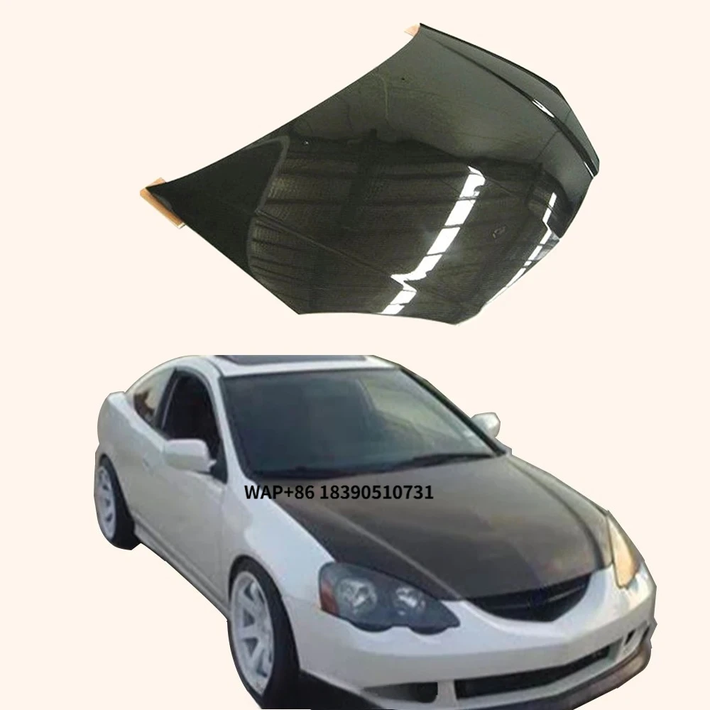 

For 02-06 Integra DC5 RSX OE Carbon Fiber Front Bumper Hood Bonnet