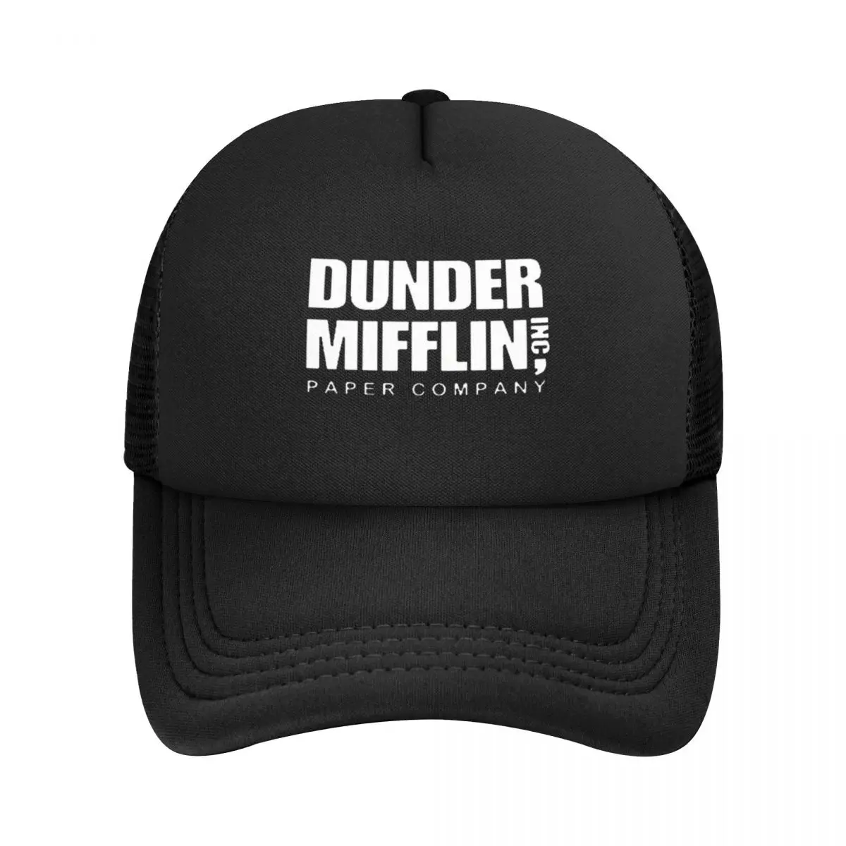 DUNDER MIFFLIN PAPER INC Office TV Show Baseball Cap Vintage Baseball Mesh Trucker Cap Hat