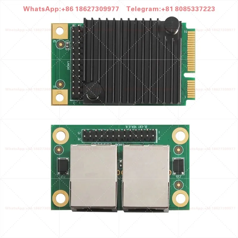 2L-EXT mini pcie network interface card expansion card two i211/210 gigabit network ports