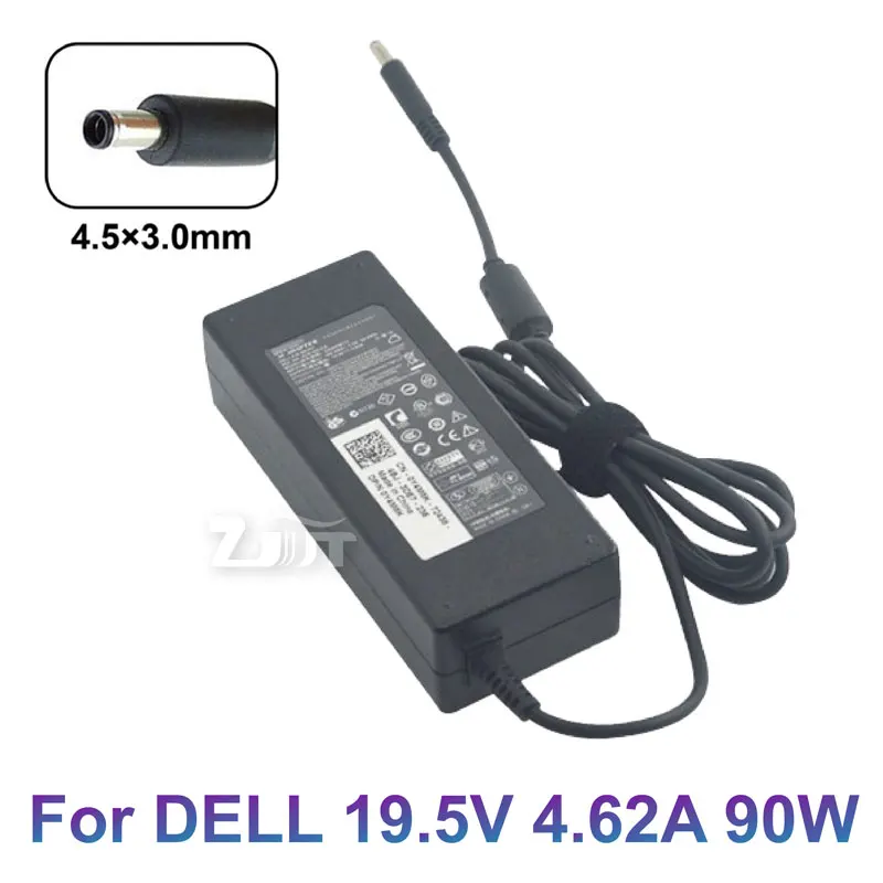 19.5V 4.62A 90W 4.5*3.0mm AC Laptop adapter For DELL XPS12 XPS13 XPS15 7572 5568 3458 3459 3465 3467 9530 Power Supply Charger