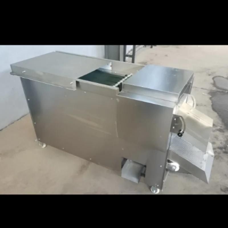 Factory Stainless Steel Roller Knife for Dry Chili Seed Skin Separation Fully Automatic Electric Chili Segmenting Machine
