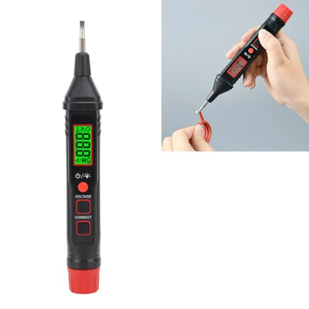 Compact Electrical Voltage Testing Pen with Flashlight for Reliable AC Voltage Detection from 12V to 1000V on Various Devices
