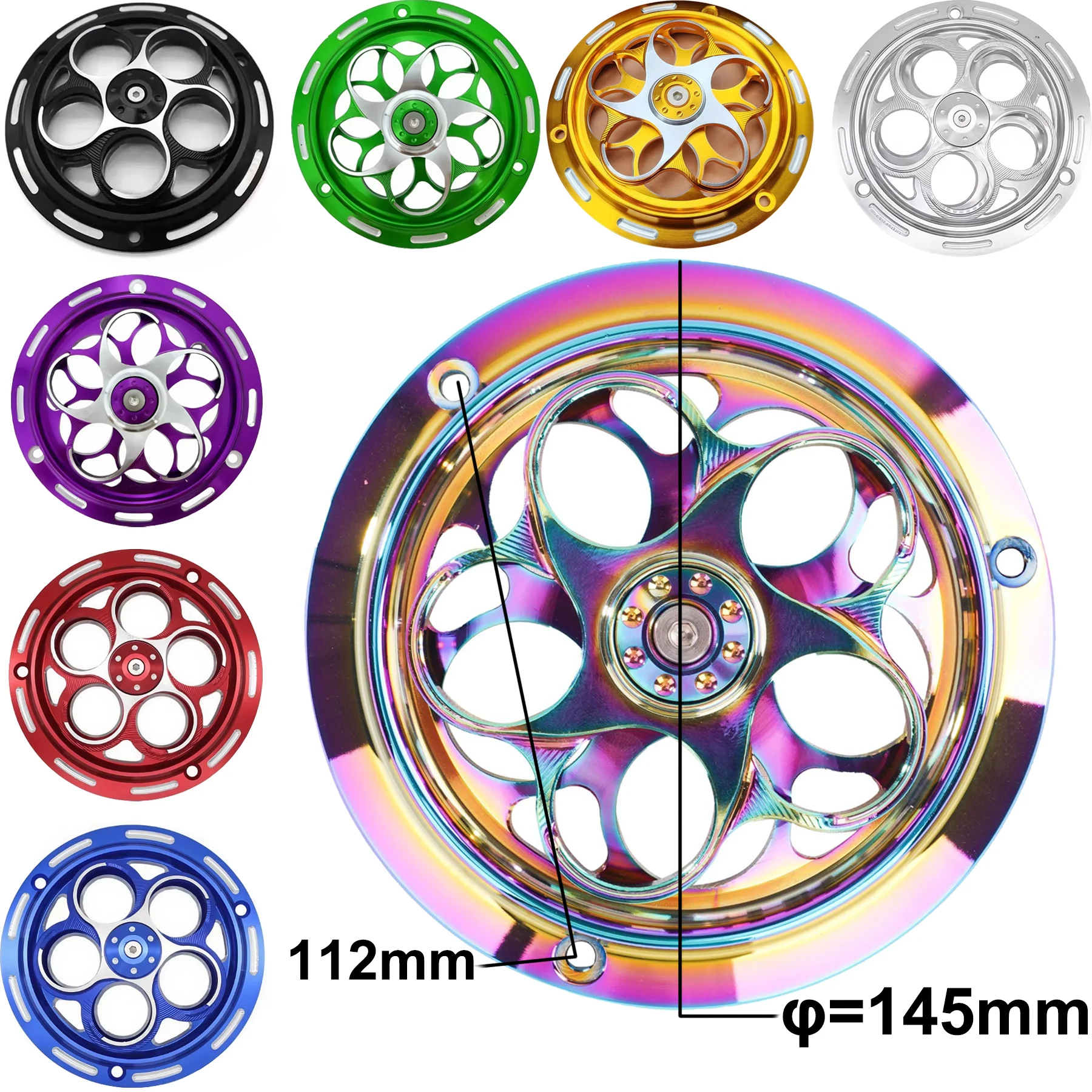 

Модифицированная охлаждающая крышка для мотоцикла, охлаждающая крышка воздухозаборника Ves Sprint Primavera 150 (2013-2021), вращающаяся крышка вентилятора двигателя