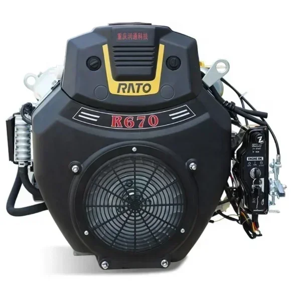 

Hot SalesLato R670 24hp 670cc Twin Cylinder Engine Smooth Transfer Marine Extruder Washer Electric Start