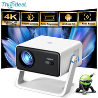 ThundeaL Portable Mini Projector TD85W Native 1080P WiFi 6 Beam Video Android Projector TD85SE With Auto Keystone Focus