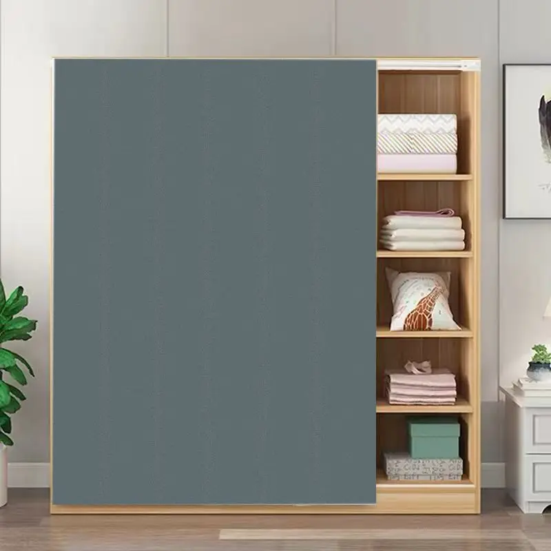 VIKAMA Simple Solid Noren Door Curtain Closet Shield Tapestry Divider Wardrobe Entrance Indoor Privacy Decor Drape