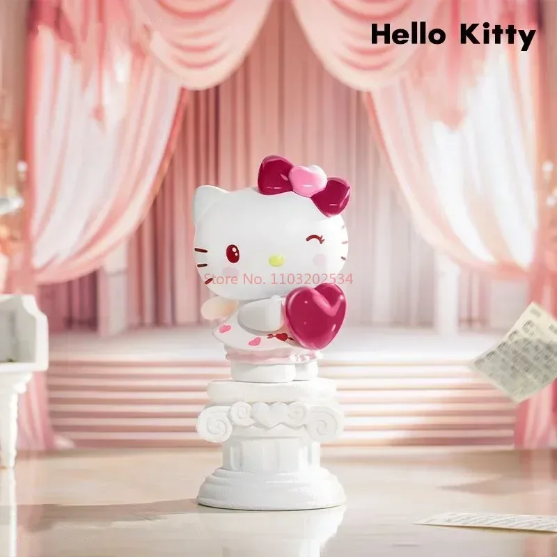 11cm Genuine Sanrio Kuromi Hello Kitty Love Cupid Series Figure Trendy Decorative Toys And Gifts 520 Limited Style Festival Gift