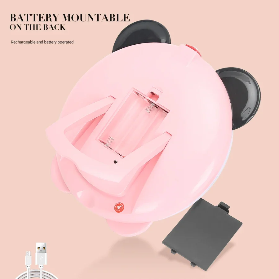 LED Desktop Makeup Mirror Touch Dimming Lighting Makeup Tool Rechargeable 3 Lighting Modes Compact Portable Travel Makeup Mirror