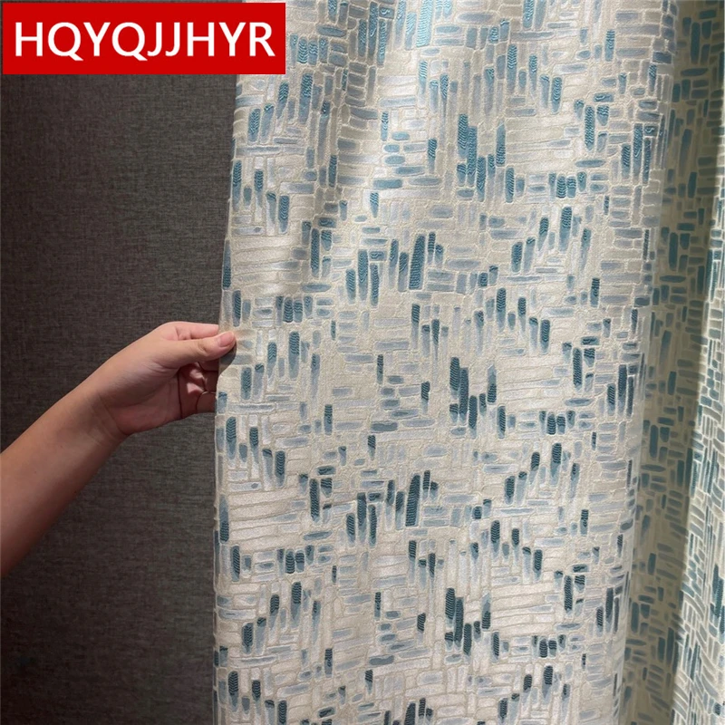 

Europe High-Quality Thickened Blackout Decorative Living Room Curtains Modern Luxury Bedroom Living Room Study Custom Curtains