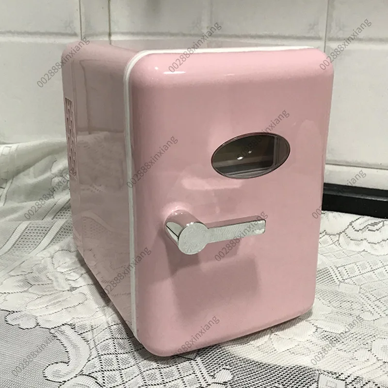 Mini Beauty Refrigerator for Both Home and Car Use, Small Household Car Cooling and Hot Dual-use Refrigerator