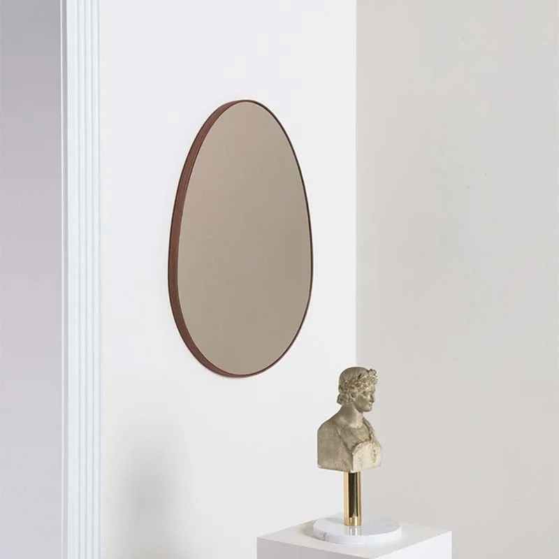 

Nordic Makeup Wall Mirror Aesthetic Design Bathroom Shower Mirror Modern Luxury Espejos Decorativos De Pared Home Decor