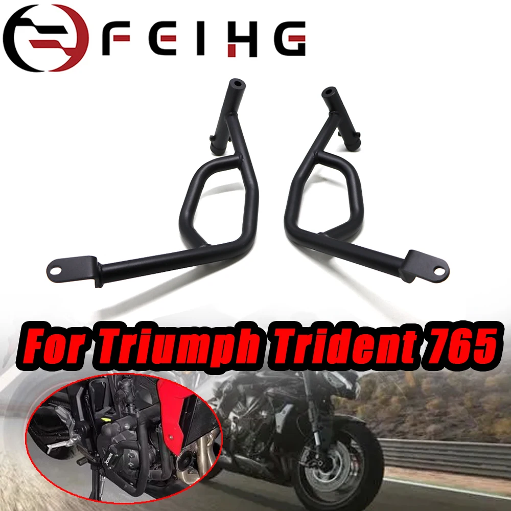 

For Street Triple 765 RS 765RS 2020-2023 Motorcycle Engine Guard Bumper Fairing Crash Bar Frame Sliders Falling Protector