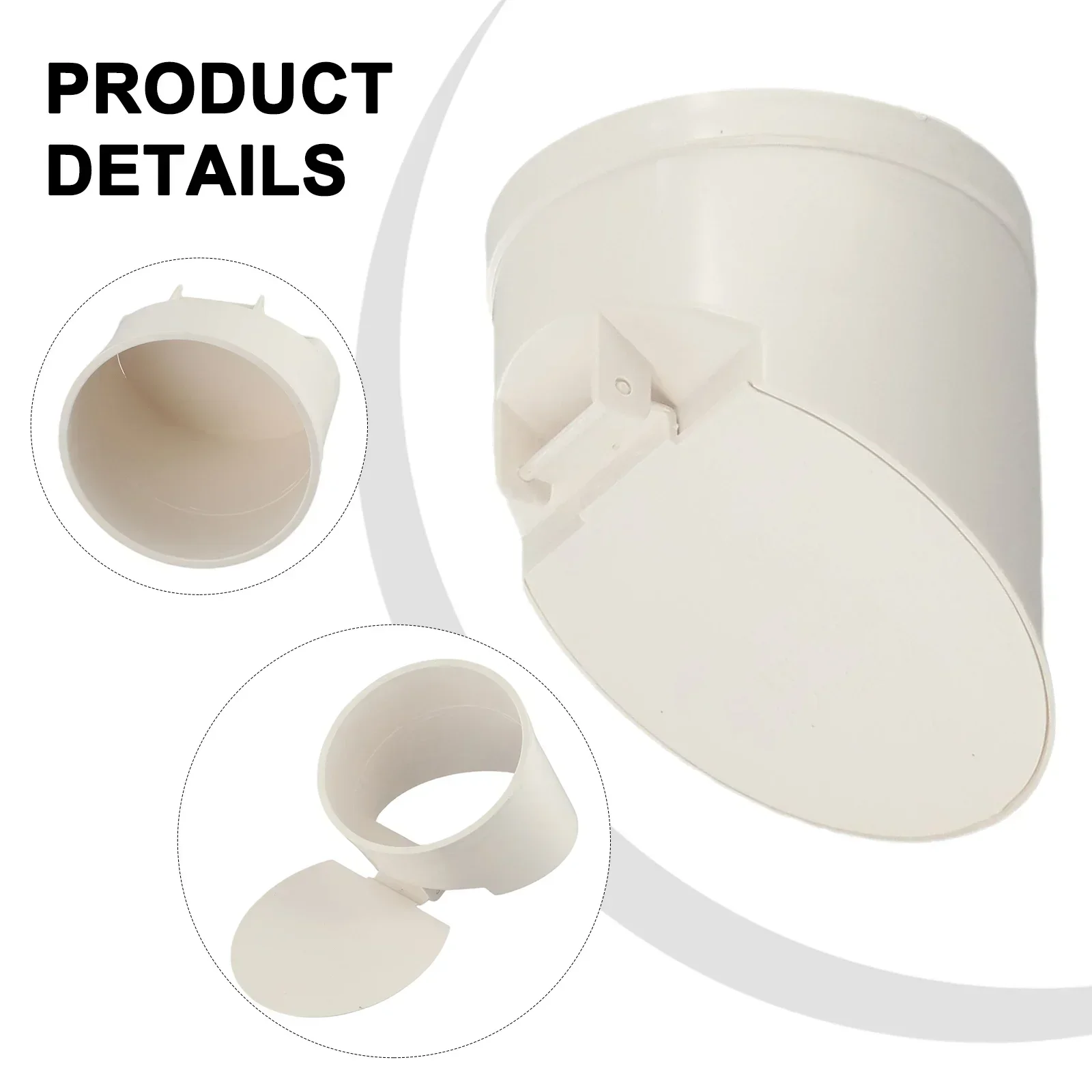 1pc coperchio del tubo di drenaggio 50-160mm tubo di drenaggio in PVC scarichi a pavimento chiusura automatica coperchio della valvola di spostamento accessori per la casa