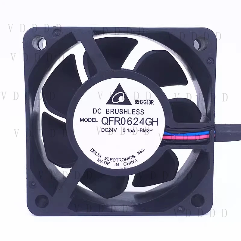 

LL for 1PCS Delta QFR0624GH DC24V 0.15A Cooling Fan 6025 6cm