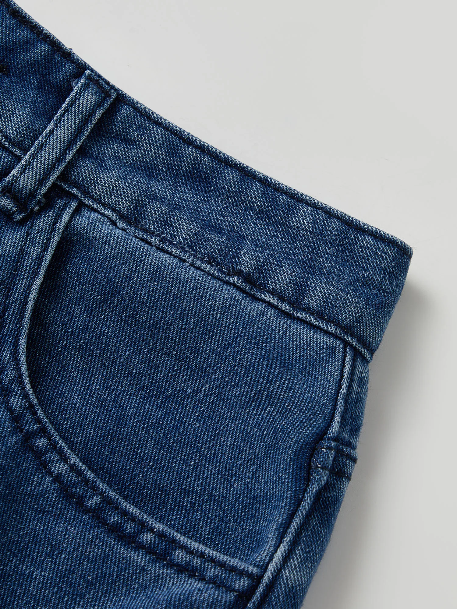 Rok Denim A-Line Vintage Wanita dengan Kancing Depan dan Loop Sabuk - Rok Midi Pinggang Tinggi yang Stylish untuk Pakaian Kasual