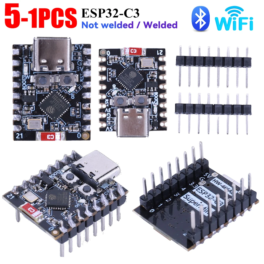 ESP32-C3 Development Board ESP32 C3 SuperMini WiFi Bluetooth-Compatible Board Development Board CORE Board for Arduino