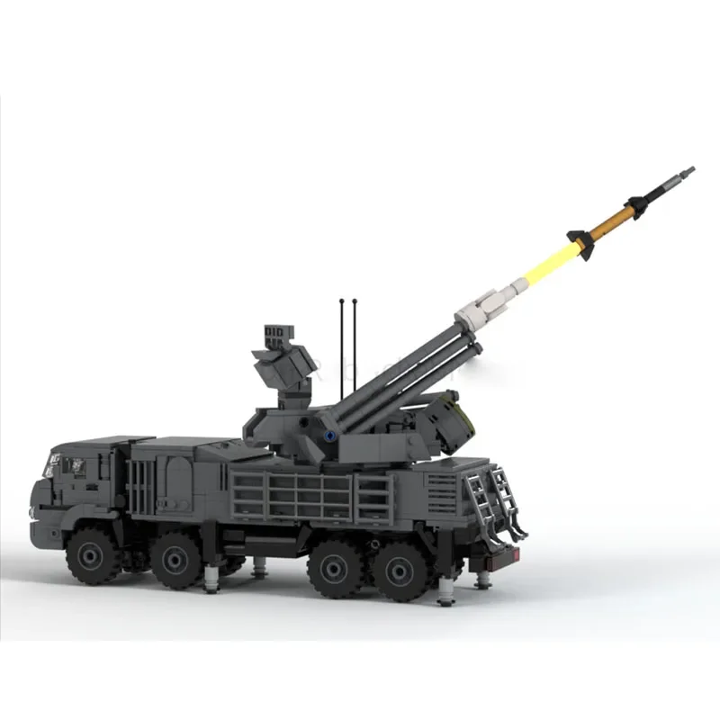 

MOC-234777 New Urban Military Tank Truck Building Block Model, 1232Pieces, Birthday and Christmas Toy Gift for Boys and Children