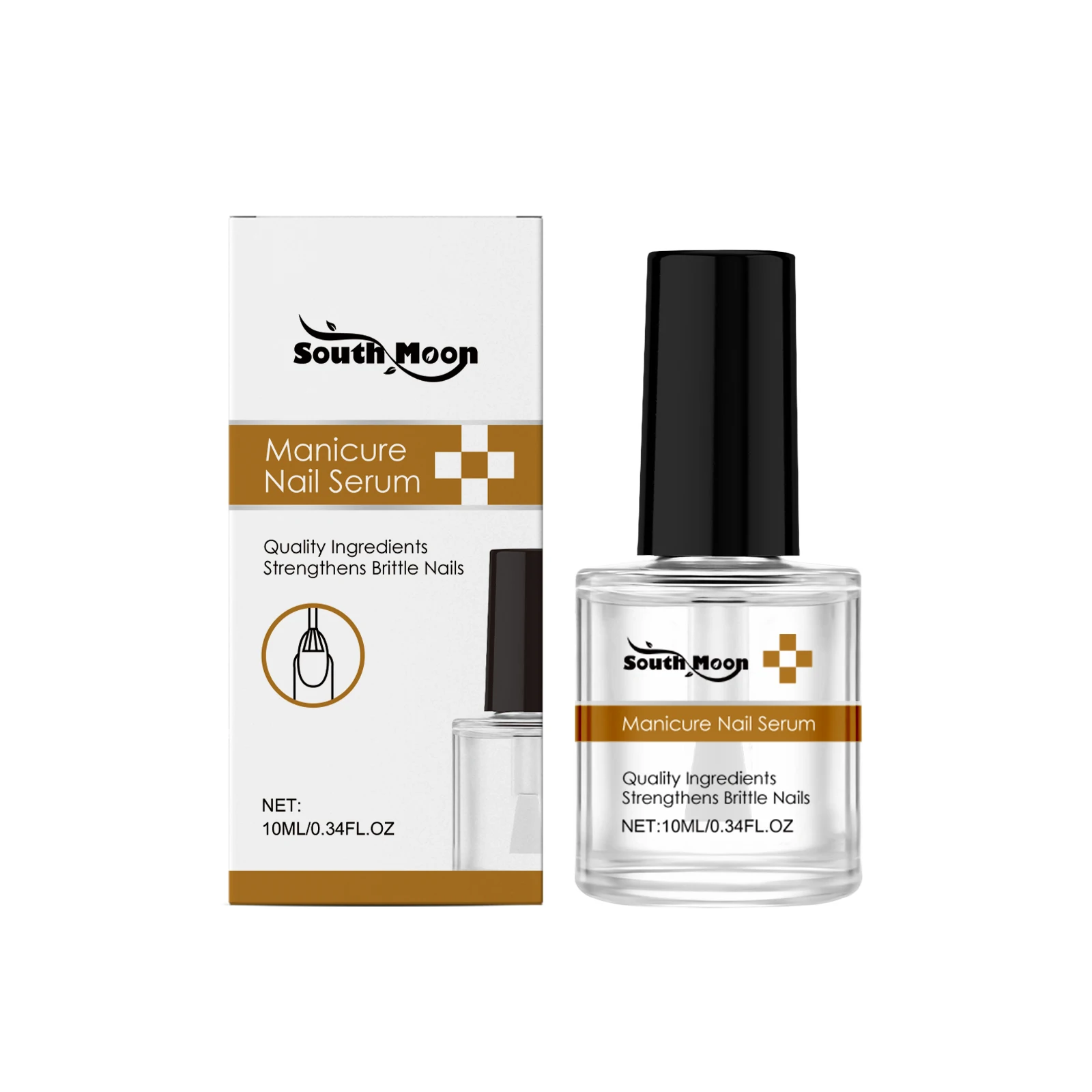 

Nail Growth Serum - Strengthening Treatment for Brittle Nails - Manicure Care with Keratin & Biotin - Repair Weak