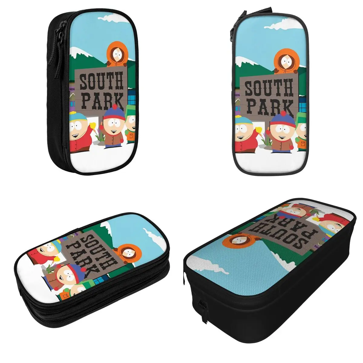 Souths Pencil Case Parked Pen Box Pencil Bags for Student Big Capacity Kenny McCormick Students School Cosmetic Pencil Pouch