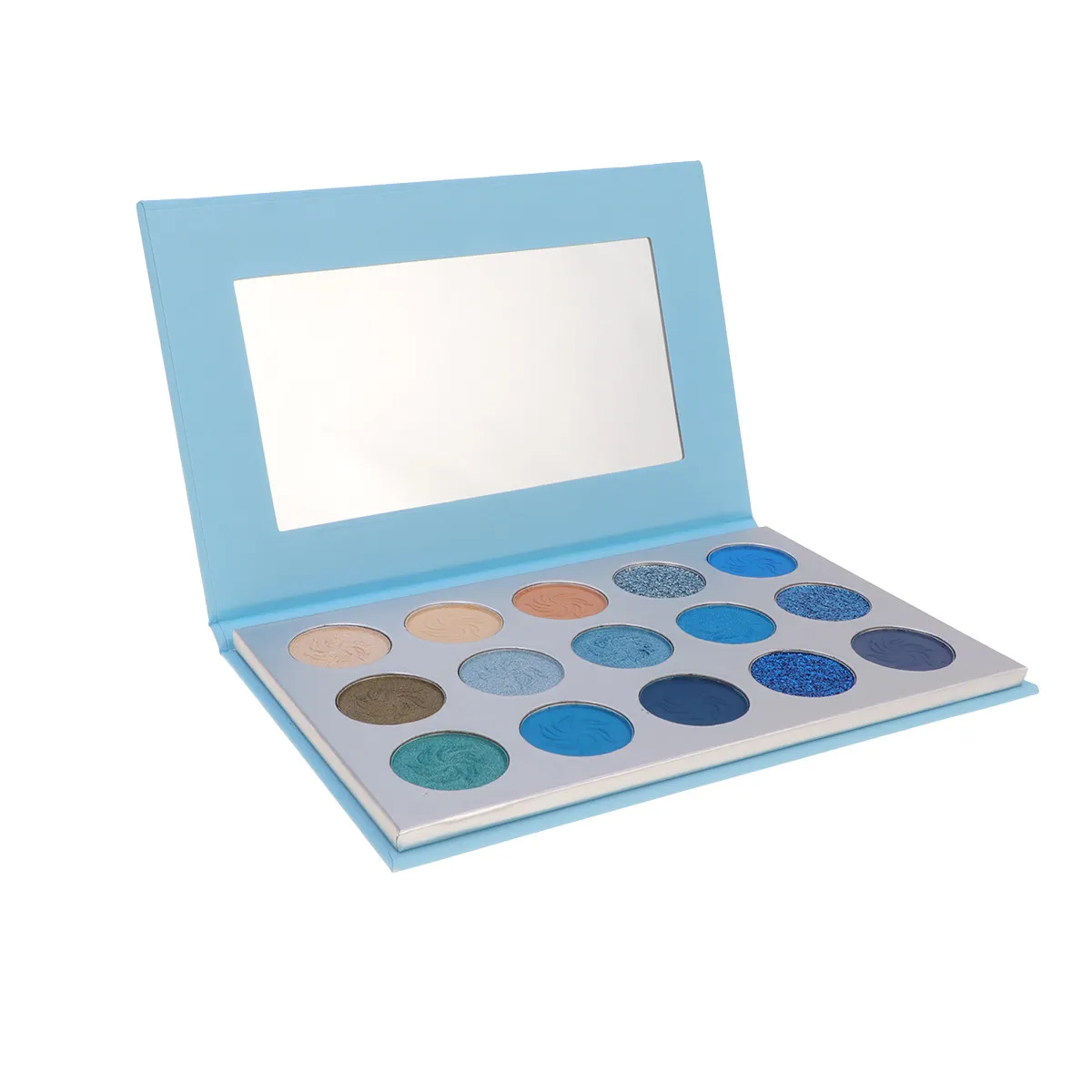 15 Colors Eyeshadow Compact Vibrant Pigmented Pressed Eyeshadow Palette for Women Versatile Light Smoky Eyes Long Wear
