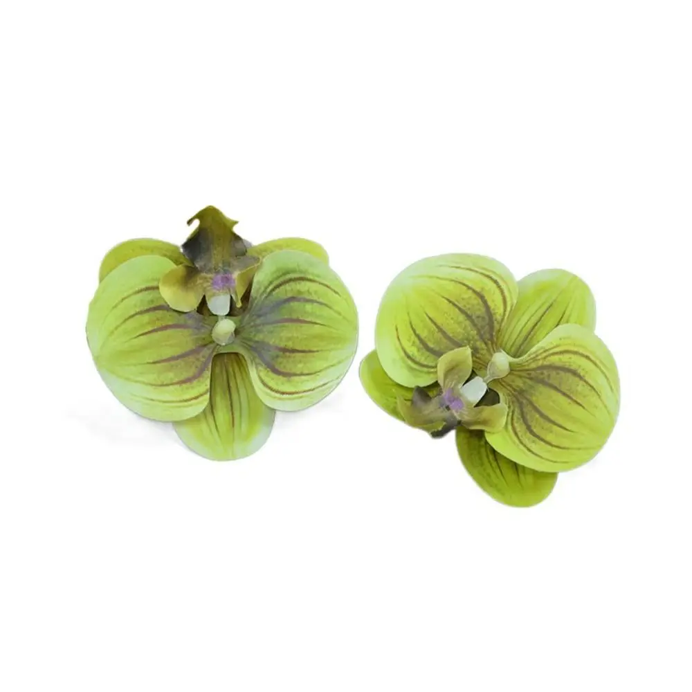 

2pcs Korean Style Butterfly Orchid Artificial Flower Scrapbooking Handmade Artificial Butterfly Orchid 8.5cm DIY