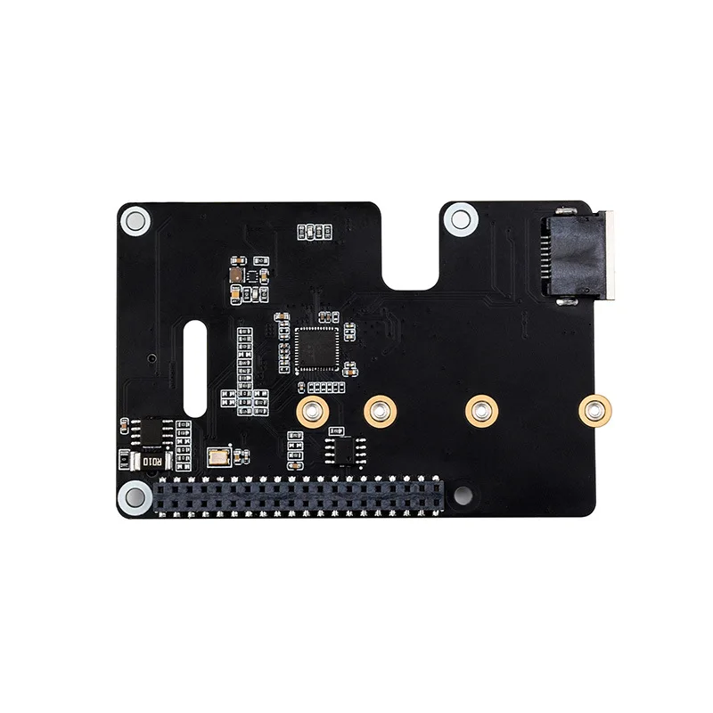 Raspberry Pi 5 PCIe to M.2 NVME SSD And Gigabit Ethernet RJ45 HAT RTL8111H M_KEY