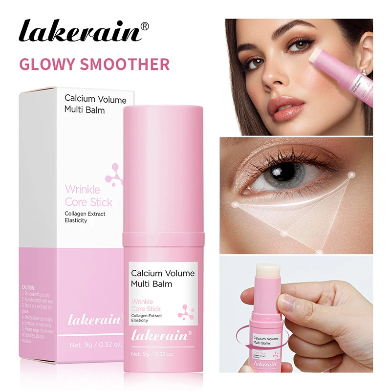 Calcium Volume Multi Wrinkle Stick Collagen Extract Elasticity Firming Skin Lightening Dark Circles Moisturizing Eye Cream Stick