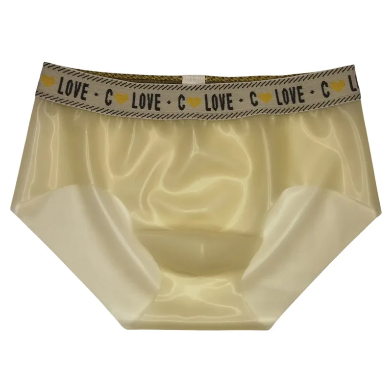 الرجال مثير اللاتكس ملخصات سلس سراويل غير مرئية ملابس نوم مثير شفافة المطاط الملابس الداخلية كيس الصفن الانتفاخ منخفضة الخصر الإباحية السراويل #5