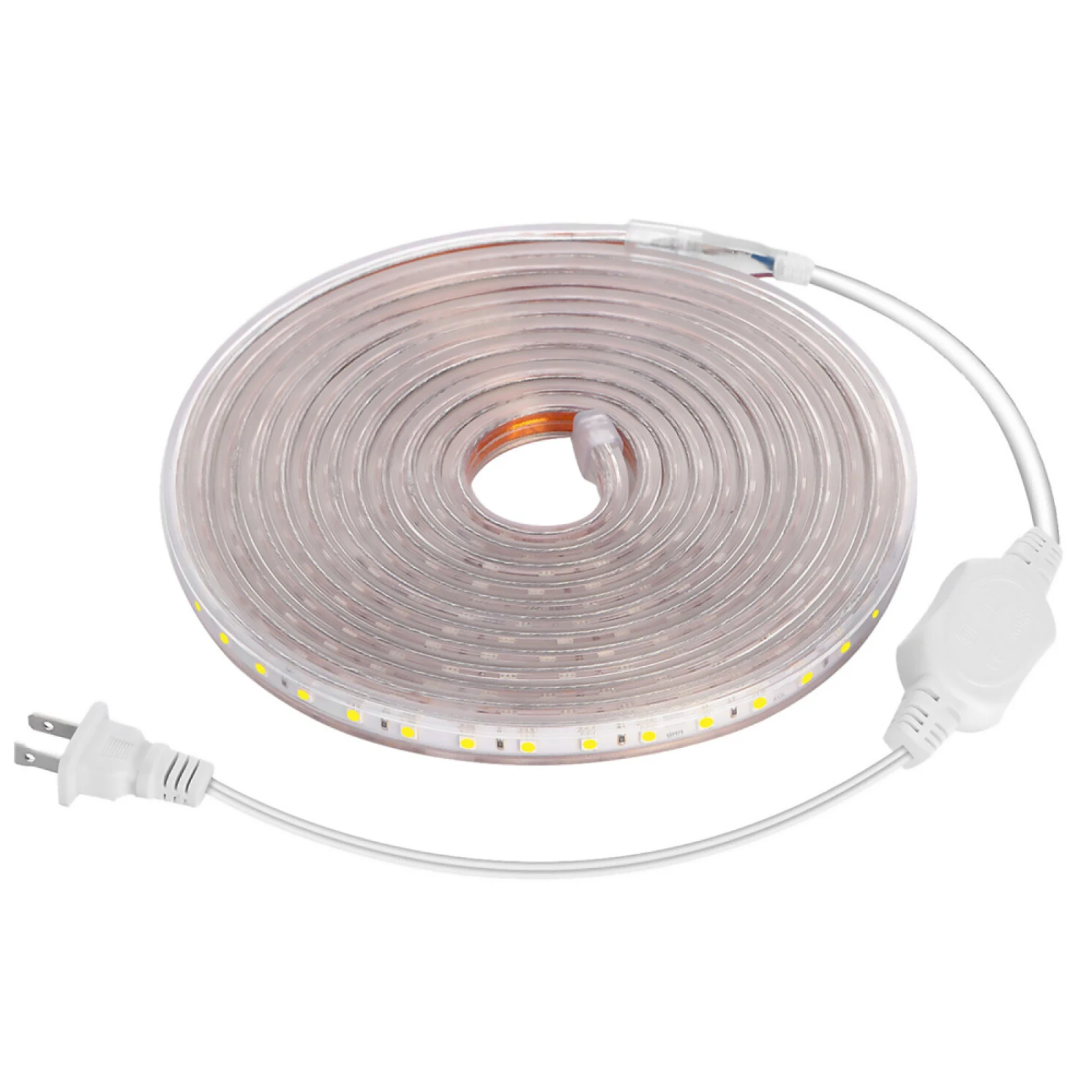 

5M LED Strip Light SMD 5050 AC 110V 60LEDs/m Flexible LED Tape IP65 Waterproof LED Ribbon 6500K Cold White For Home Decoration