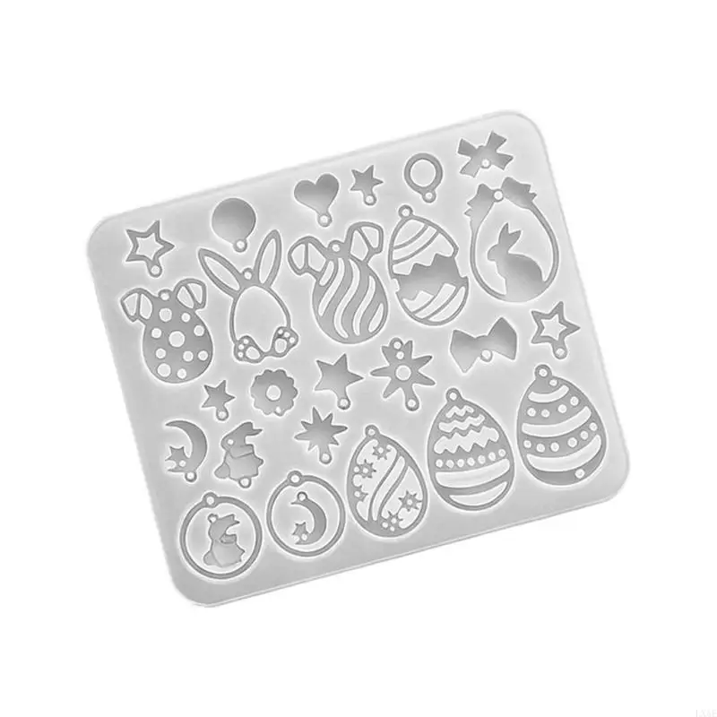 Portable Silicone Earring Mould for Clay Art Jewelry Crafting Tool With Sturdy Designs