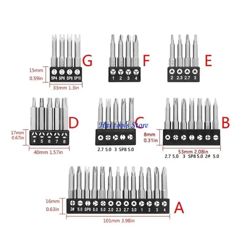 X37E Upgraded Screwdriver Kits Practical Screwdriver Set for Everyday Use