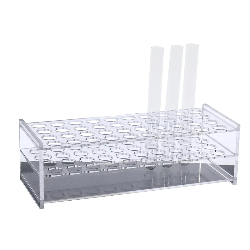 Clear Organic glass Test Tube Rack Hole Size 13/16/19/21/26/31mm PMMA Test Tubing Holder For School Lab