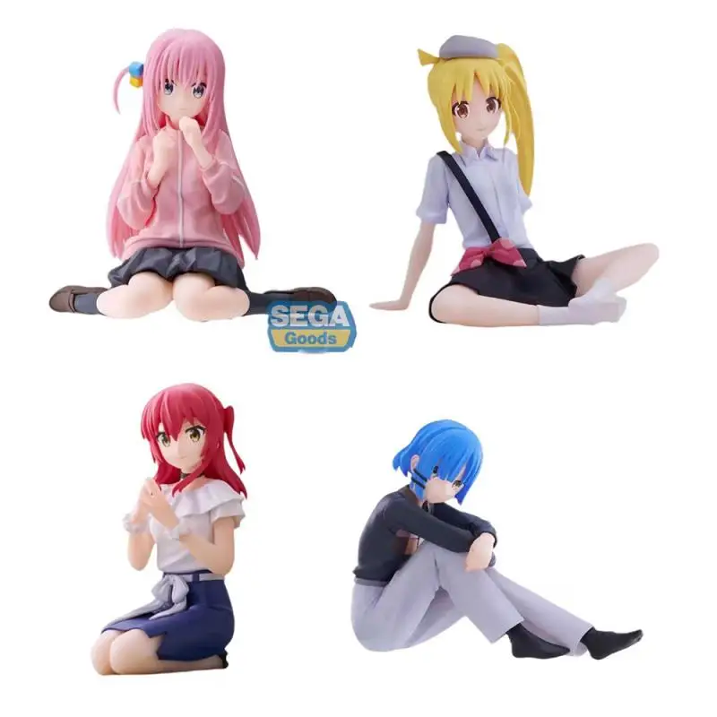 ¡Genuino SEGA Bocchi La Roca! Ijichi Nijika Gotoh Hitori Kita Ikuyo Yamada Ryo postura sentada figura de acción modelo juguetes regalo