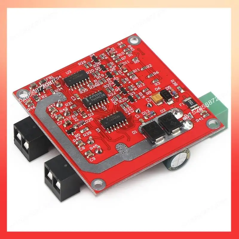 ABNR 1 قطعة الأحمر 7A 160 واط عالية الجودة محرك وحدة 12 فولت 24 فولت ثنائي القناة موتور تيار مباشر نموذج مشغل #3