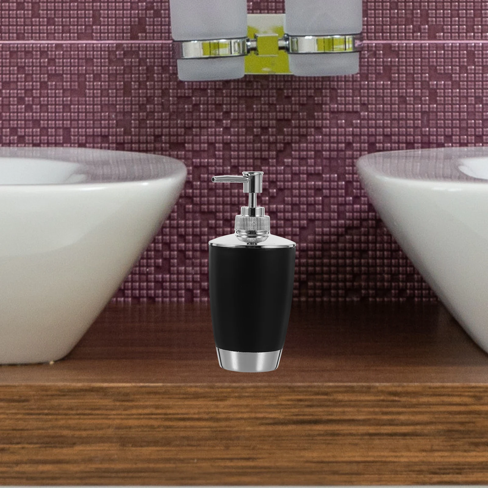 

4pcs Bathroom Accessories Set Toothbrush Cup Soap Dish Lotion Bottle Ergonomic Design Home Decoration Gift Set Easy