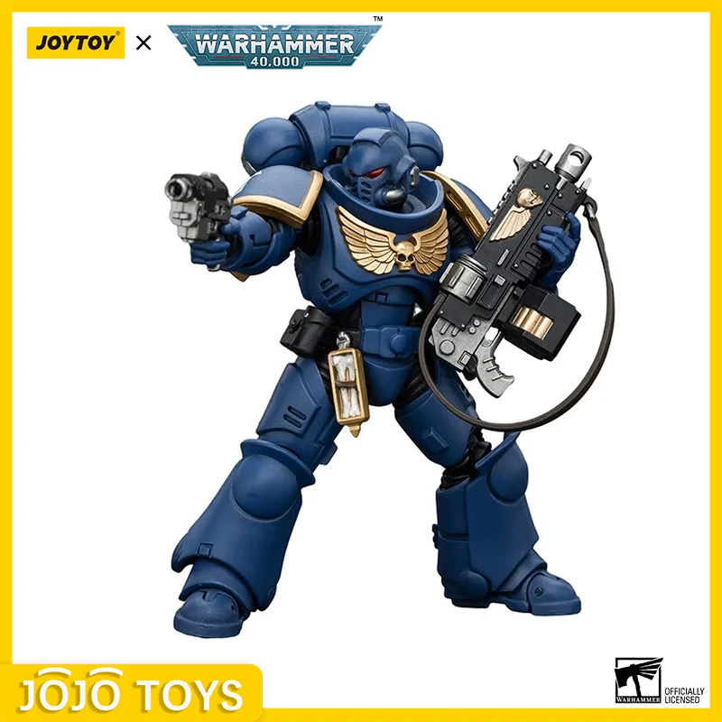 [IN STOCK]JOYTOY Warhammer 40K 1/18 Action Figure Ultramarines Intercessors Articular Mobility Anime Collection Model Toys Gifts