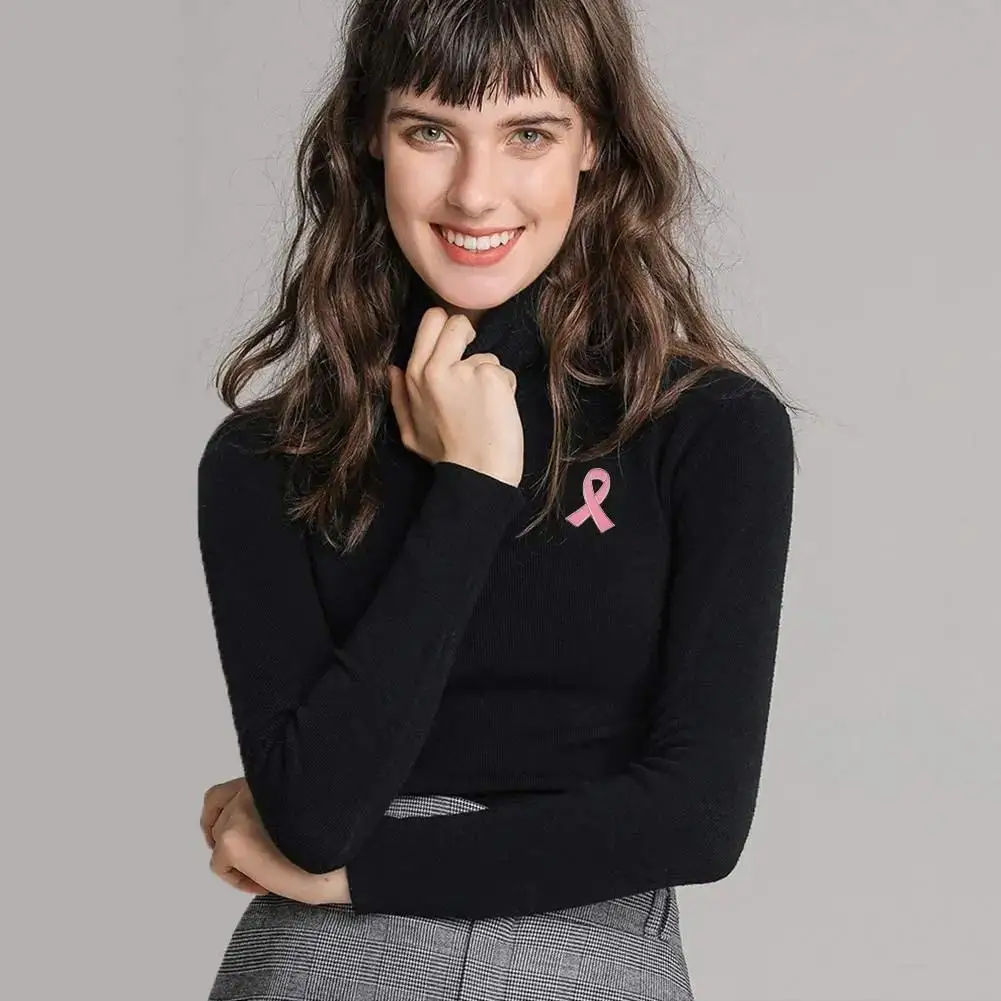 Pink Ribbon Breast Cancer Awareness Jewelry Official Lapel Pin 1 Pin