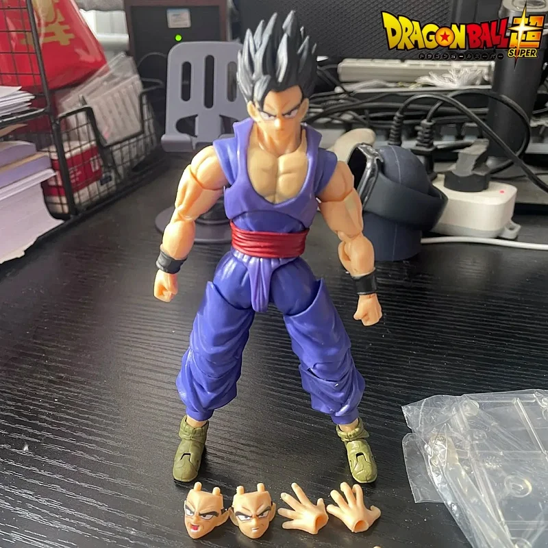 

Dragon Ball Z Super Super Hero Son Gohan Super Hero Action Figure Model Toys 15cm Joint Movable Doll Cool Figure Birthday Gift