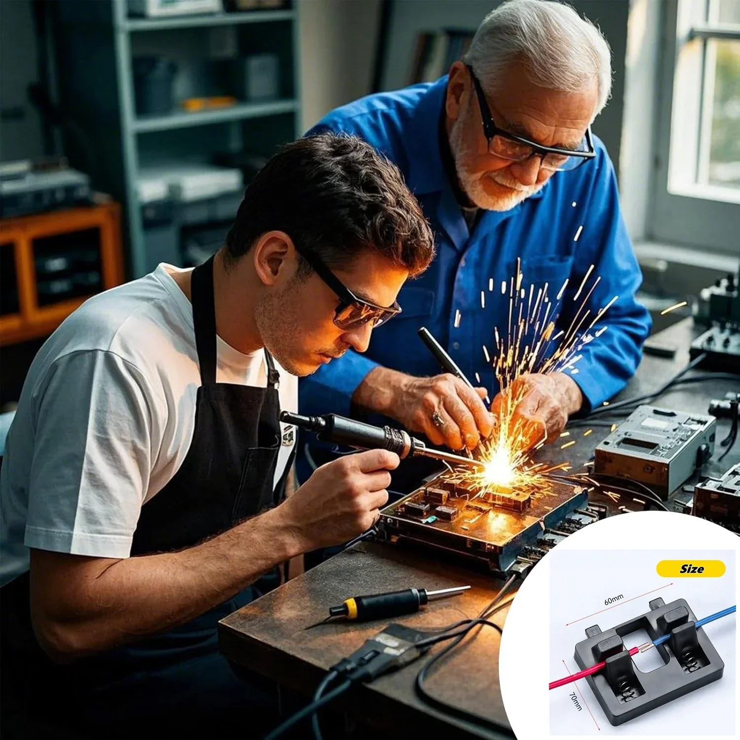 Soldering Tools Wire Fixture Adjustable Suction Bracket Welding Table Clamp Motherboard Soldering Welding Locator Welding