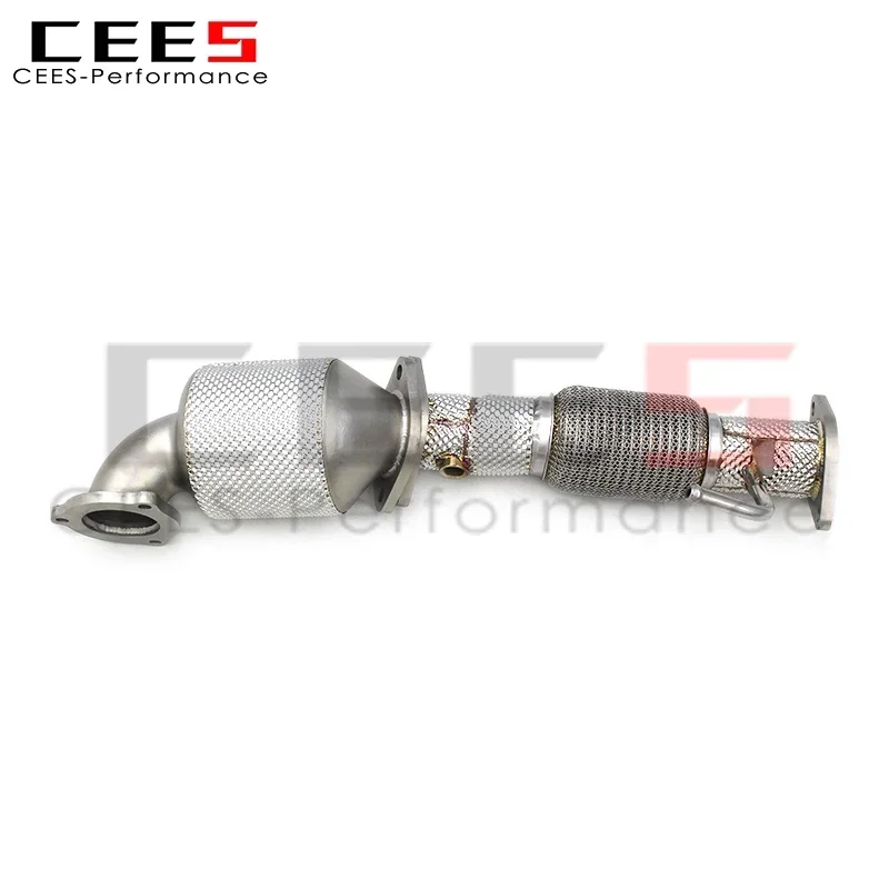 

CEES Exhaust Downpipe For Hyundai VELOSTER 1.6/1.6T 2012-2019 with catalyst High flow catted downpipe Exhaust Pipe