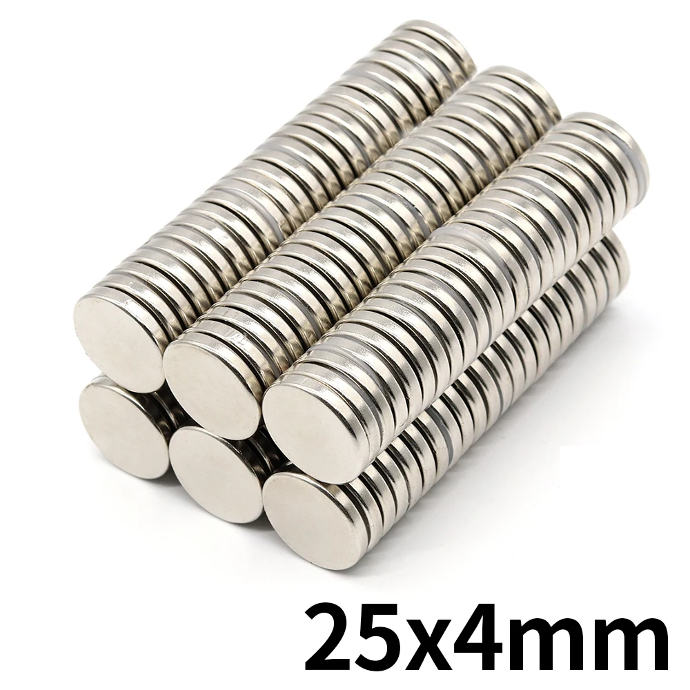 

Neodymium Magnet 25x4 Round NdFeB N35 Super Powerful imanes Permanent Magnetic Disc 2/5/10/20Pcs