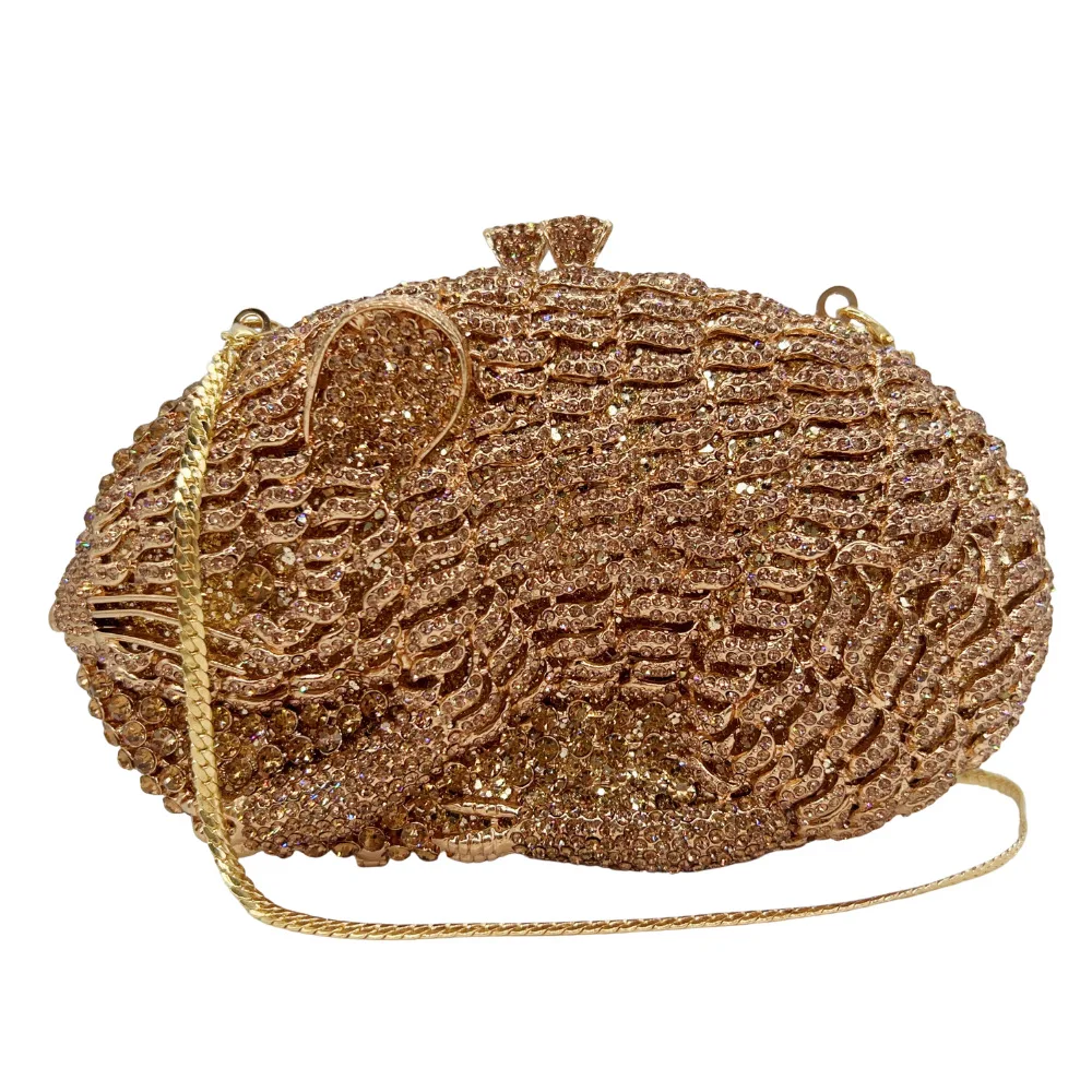 Clutch Mouse Diamond Dinner Bag Banquet Evening Bag Full Of Diamonds Party Women's Bolso De Mujer Pochette Elegante Da Cerimonia